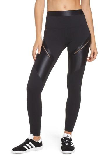 Women's Zella Rosy Days High Waist Ankle Leggings, Size - Black