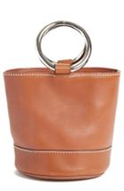 Simon Miller Bonsai Pebbled Leather Bucket Bag - Brown
