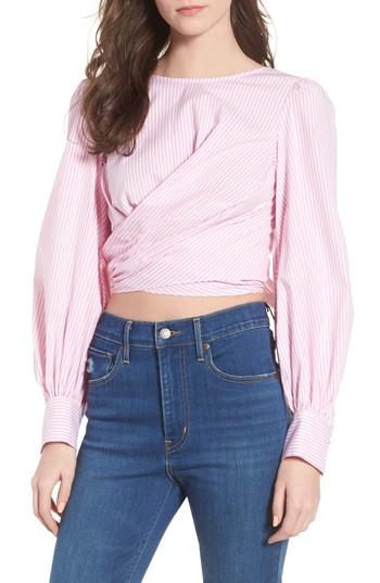 Women's Wayf Dayna Tie Back Poplin Top