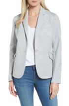 Women's Halogon Roll Sleeve Ponte Blazer - Grey