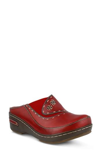 Women's L'artiste Chino Clog .5-11us / 42eu - Red