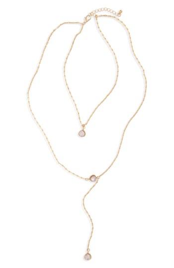 Women's Bp. Layered Stone Y-chain Necklace