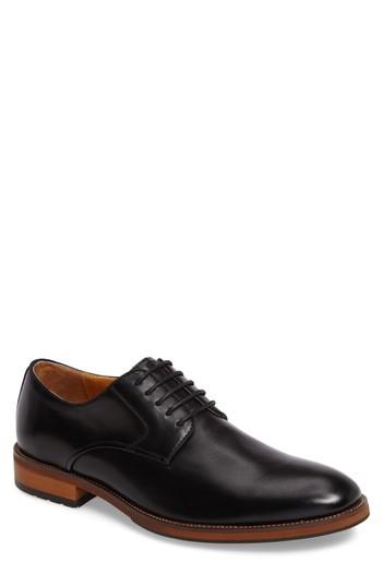 Men's Florsheim Blaze Plain Toe Derby .5 D - Black