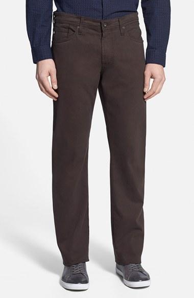 Men's Ag 'protege Sud' Straight Leg Pants X 34 - Brown