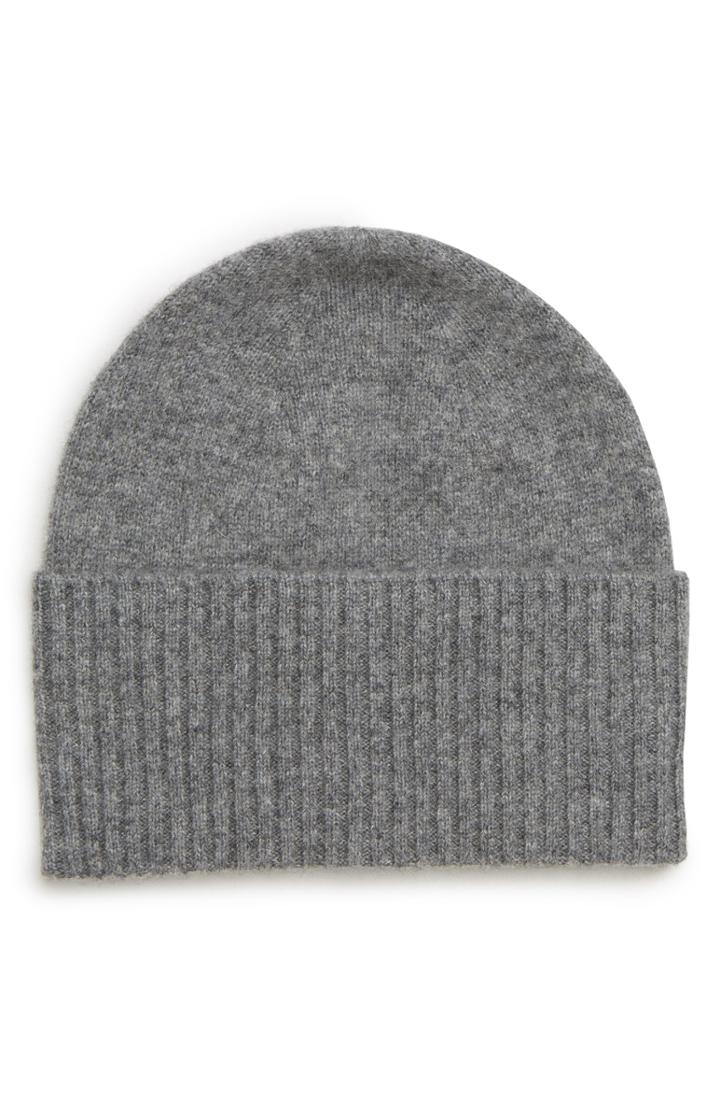 Women's Frye Wool Beanie - Grey