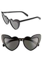 Women's Saint Laurent Loulou 54mm Heart Sunglasses -