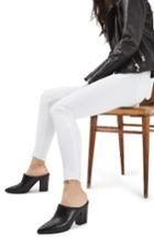 Women's Topshop Leigh Released Hem Skinny Jeans X 30 - White