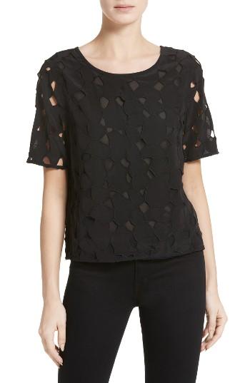 Women's Equipment Brynn Lace Silk Top - Black