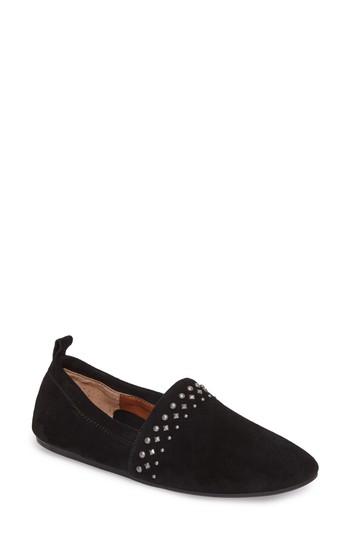 Women's Lucky Brand Baako Studded Flat .5 M - Black