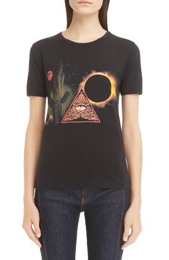 Women's Givenchy Cactus Print Cotton Tee