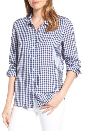 Women's Draper James Elliot Gingham Shirt - Blue