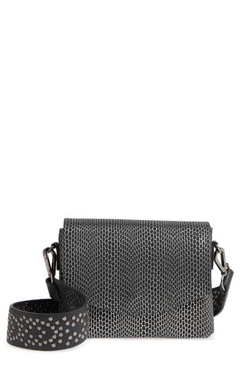 Street Level Textured Faux Leather Crossbody Bag -