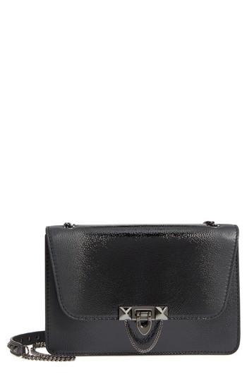 Valentino Garavani Small Demilune Calfskin Shoulder Bag - Black
