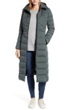Women's Nobis Meredith Hooded Down Parka With Genuine Coyote Fur Trim, Size - Green