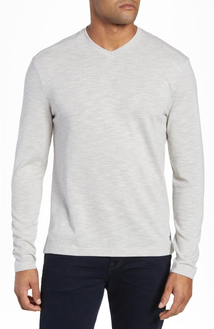 Men's Johnnie-o Cantona Fit Sweater, Size Medium - Grey