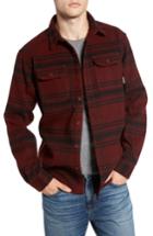 Men's Columbia Deschutes River(tm) Heavyweight Flannel Shirt Jacket - Red