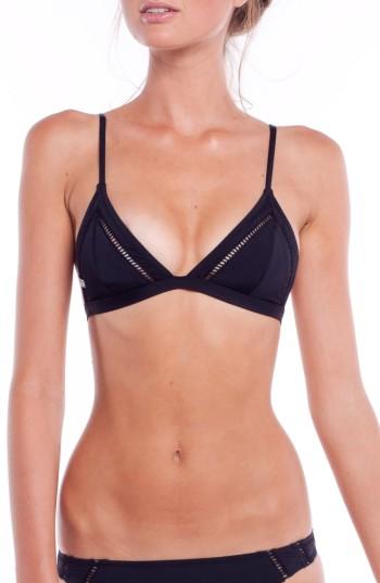 Women's Rhythm My Bralette Triangle Bikini Top - Black