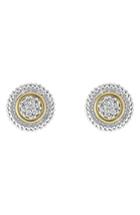 Women's Lagos Caviar Diamond Stud Earrings