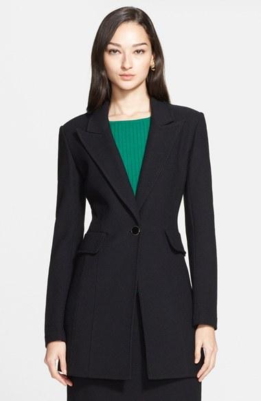 Women's St. John Collection Nouveau Boucle Knit Topper