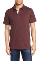 Men's Nordstrom Men's Shop Trim Fit Jaspe Polo - Red