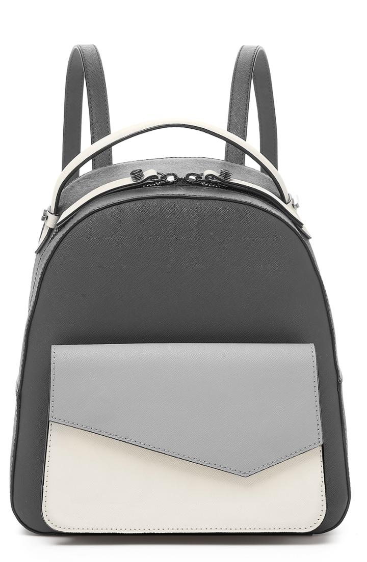 Botkier Cobble Hill Leather Backpack - Grey