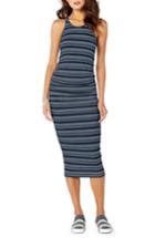 Women's Michael Stars Kali Striped Midi Dress