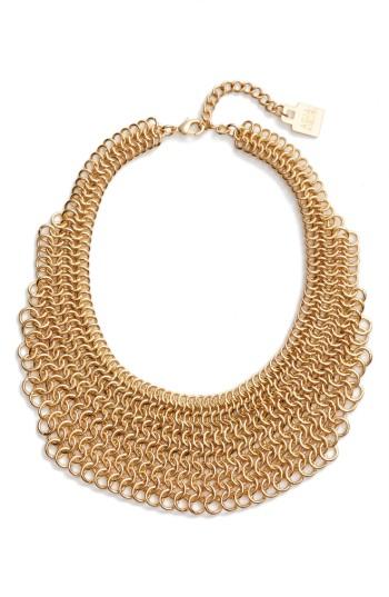 Women's Adia Kibur Linked Circle Statement Bib Necklace