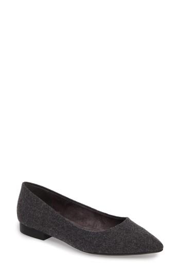 Women's Bella Vita 'vivien' Pointy Toe Flat M - Grey