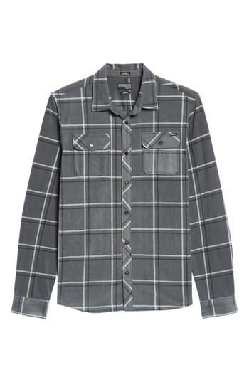 Men's O'neill Glacier Series Fleece Shirt - Grey