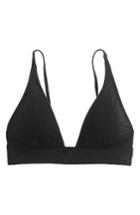 Women's J.crew Italian Matte Plunge Bikini Top