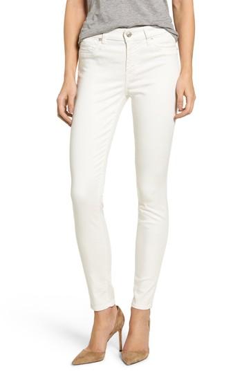 Women's 7 For All Mankind The Ankle Skinny Jeans - Ivory