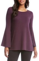 Women's Karen Kane Bell Sleeve Sweater - Purple