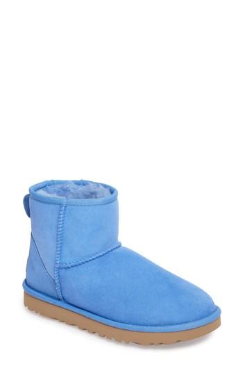 Women's Ugg 'classic Mini Ii' Genuine Shearling Lined Boot M - Coral