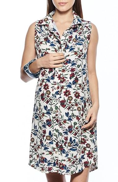 Women's Imanimo Button Down Maternity Shirtdress