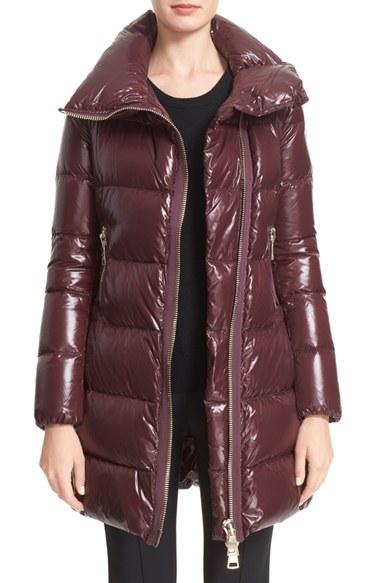 Women's Moncler 'joinville' Water Resistant High Collar Down Puffer Coat