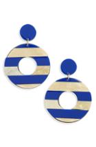 Women's Leith Resin Circle Statement Earrings