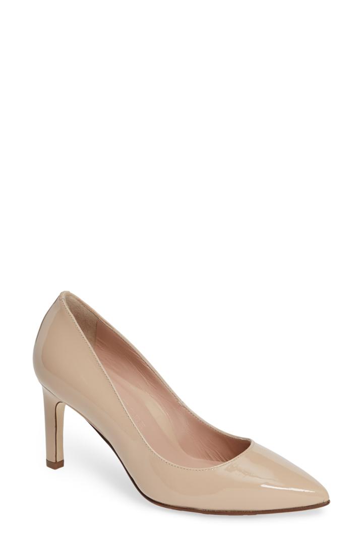 Women's Taryn Rose Collection Gabriela Pointy Toe Pump M - Beige