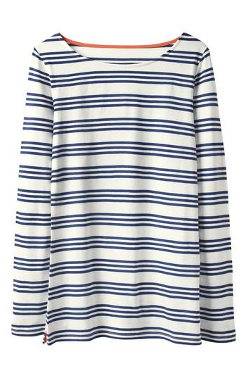 Women's Boden Brteon Stripe Top - Blue