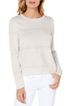 Women's Michael Stars Slit Sleeve Reversible Sweater - Ivory