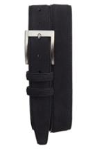 Men's Torino Belts Suede Belt - Black