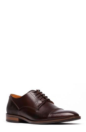 Men's Rodd & Gunn Franklin Cap Toe Derby Eu - Brown