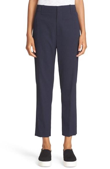 Women's Vince Carrot Tapered Leg Ankle Pants - Blue