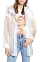 Women's Levi's Translucent Rain Jacket - White