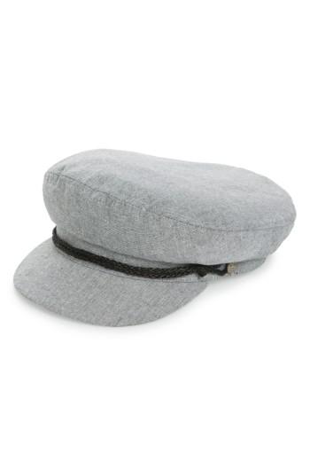 Men's Brixton Fiddler Fisherman Cap - Grey