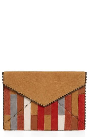 Rebecca Minkoff Leo Leather Envelope Clutch -