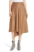 Women's Tibi Asymmetrical Skirt - Brown