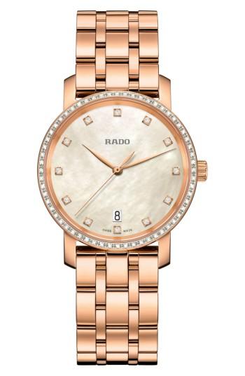 Women's Rado Diamaster Diamond Bracelet Watch, 33mm