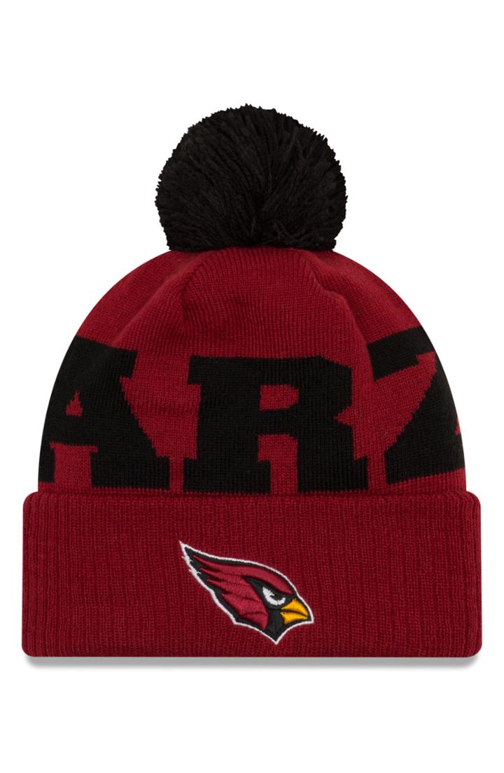 Men's New Era Cap Nfl Pom Beanie - Red