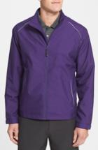 Men's Cutter & Buck Beacon Weathertec Wind & Water Resistant Jacket - Purple