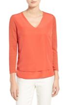 Women's Nic+zoe La Noche Mixed Media Top